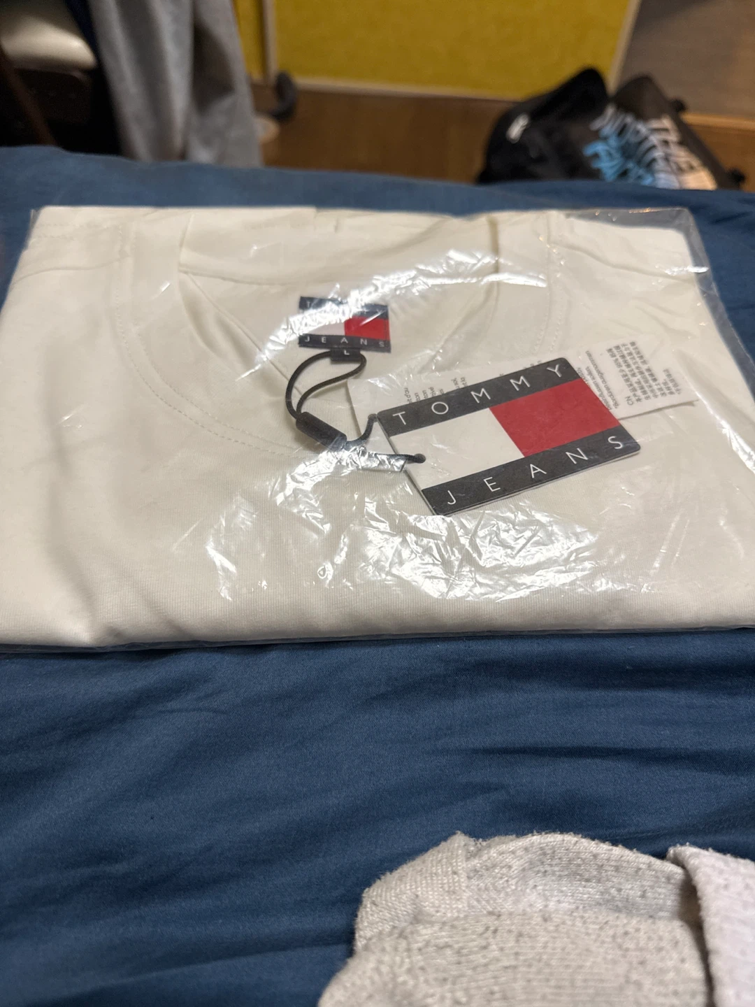 トミー ジーンズ Tシャツ ホワイト Lサイズ