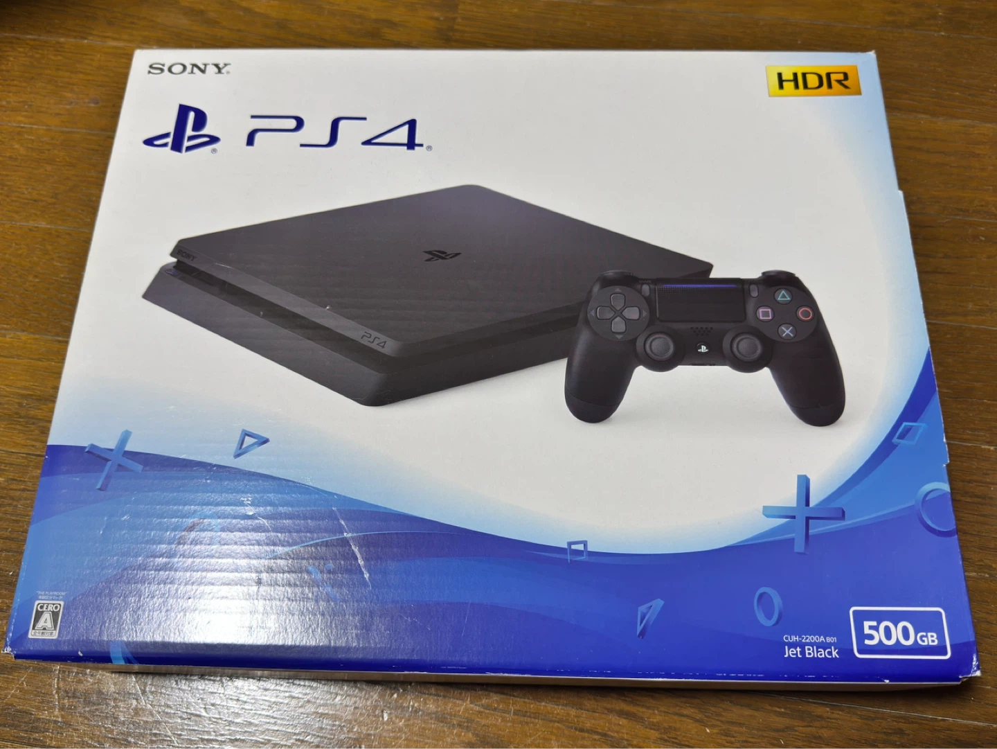 【箱あり】PS4 500GB CUH-2200A Jet Black 背面ボタン付きの写真9枚目