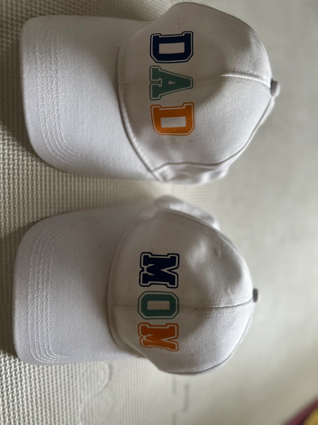 親子ペアキャップ DAD MOM 2個セットの写真2枚目
