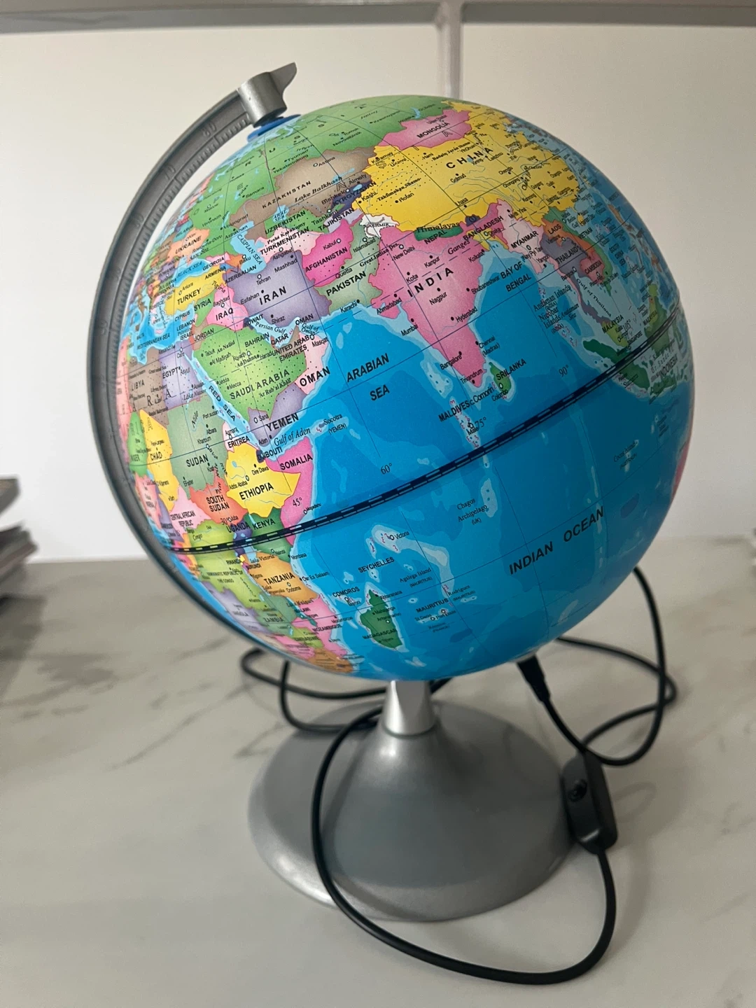 地球儀 ライト付き インテリア