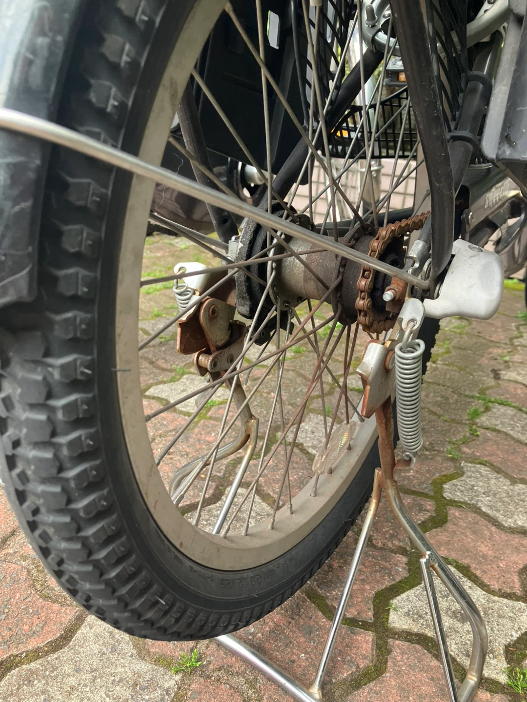 ジャンク品 子乗せ自転車の写真2枚目