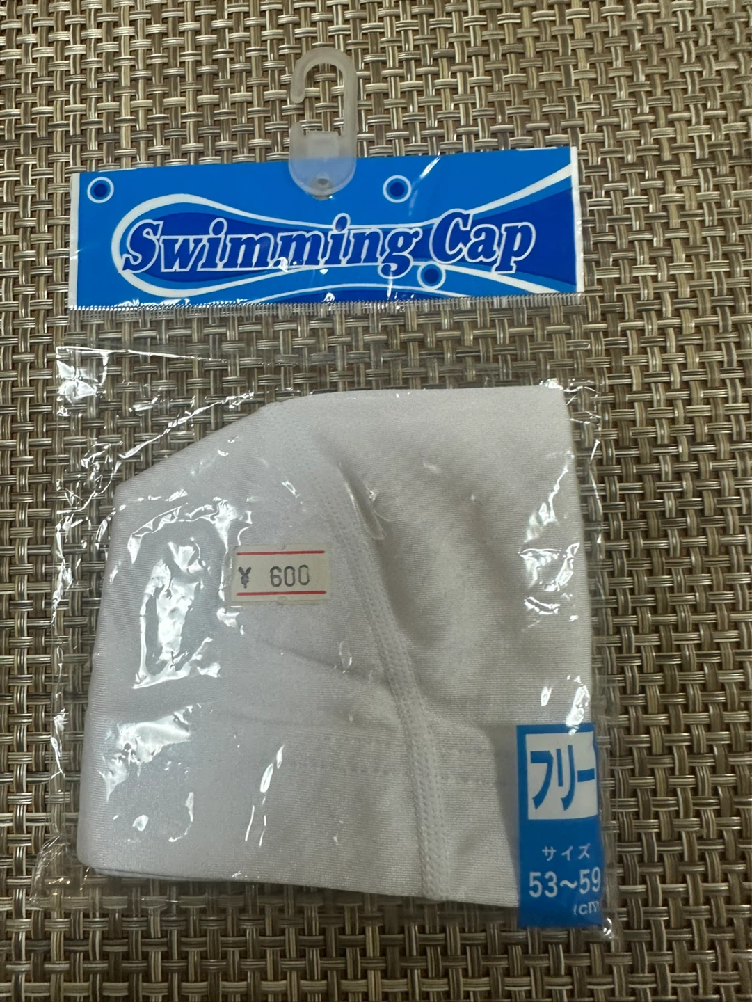 スイミングキャップ ホワイト フリーサイズ