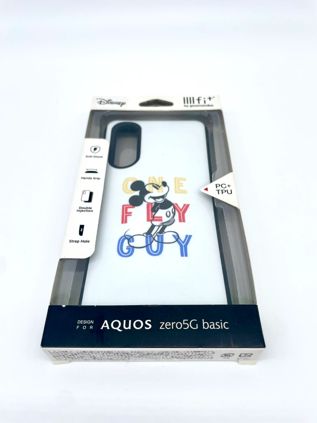【新品未使用】ディズニー ミッキーマウス AQUOS zero5G basic ケース IIIIfit DN-766A