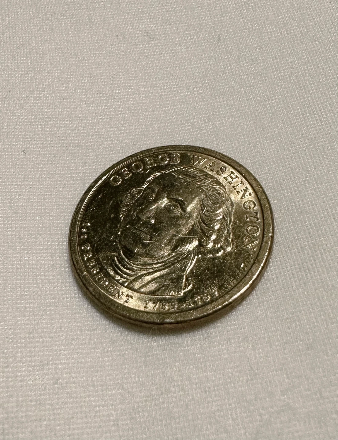 ジョージ・ワシントン初代大統領ドル硬貨(1789〜1797年)の写真3枚目