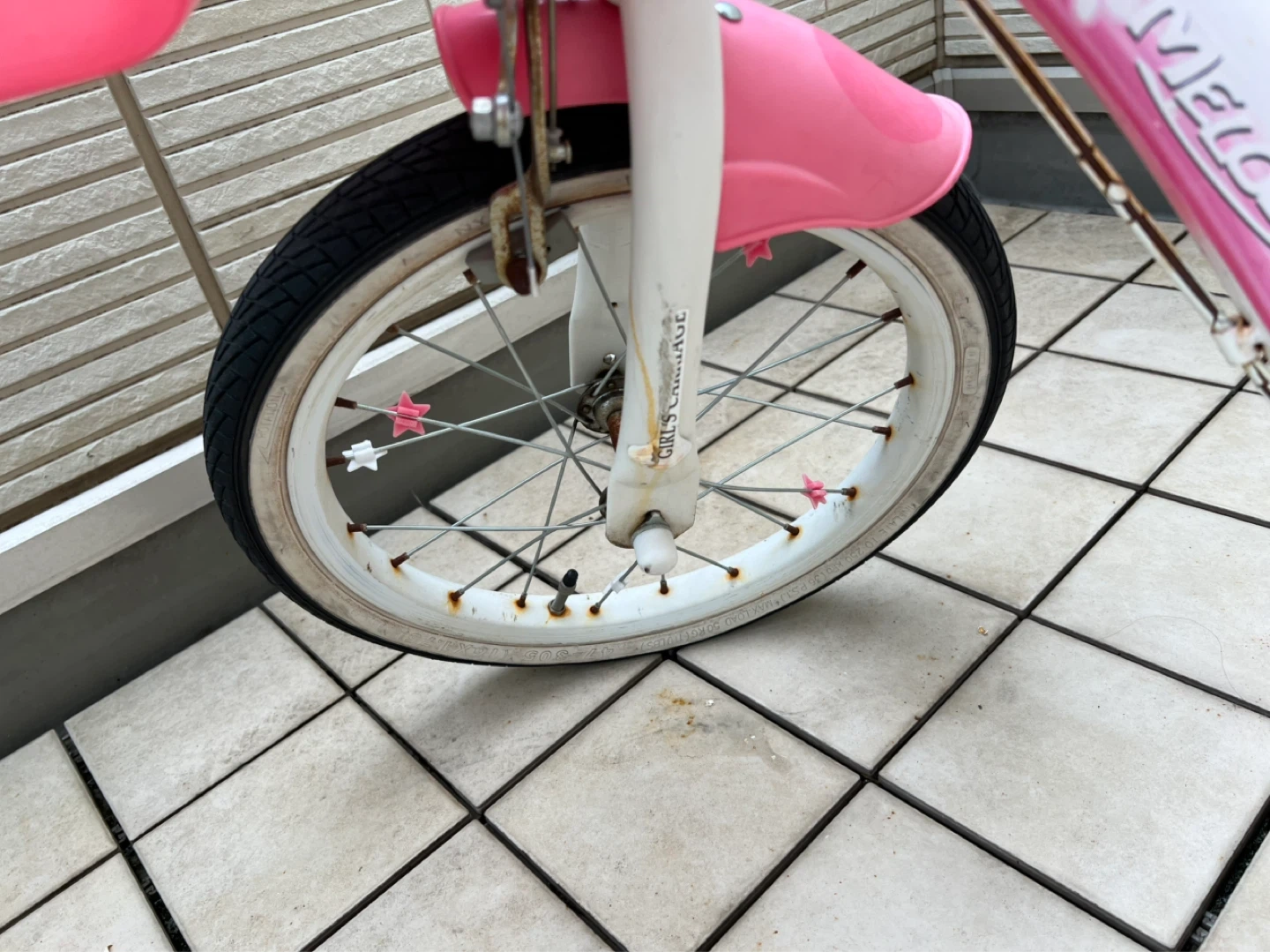 子供用自転車 16インチ 補助輪付き　ピンク スイートメロディの写真8枚目