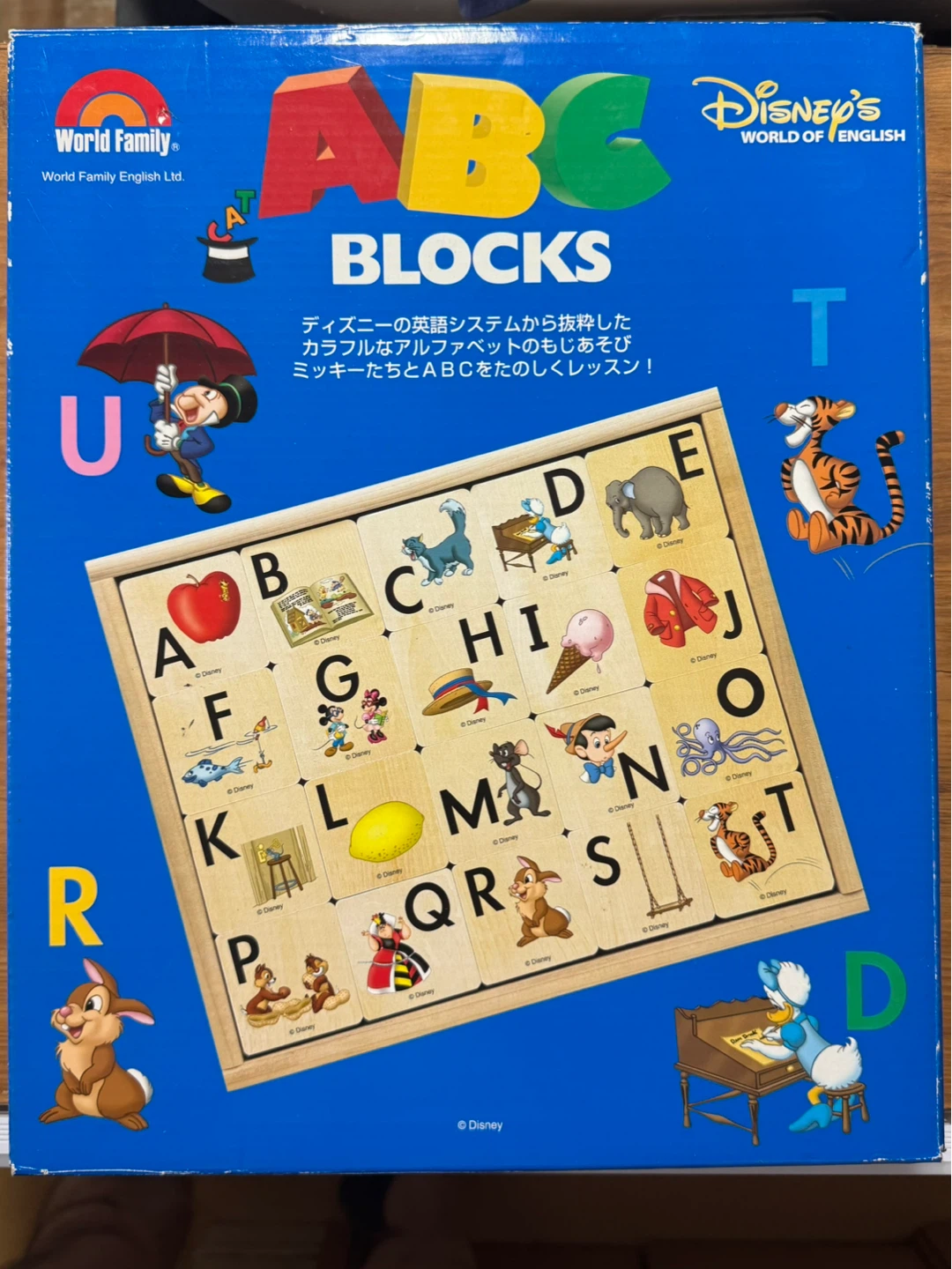 ディズニー　ブロック　アルファベット　知恵玩具の写真2枚目