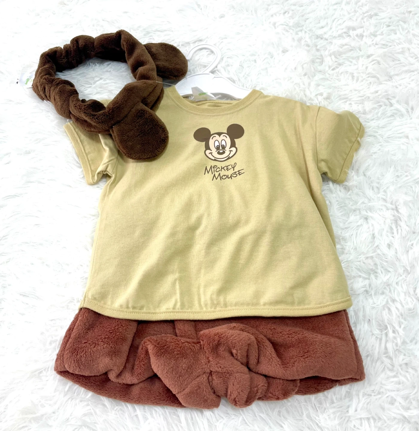 【新品未使用】Disney baby ミッキー なりきり3点セット 80〜90の写真5枚目