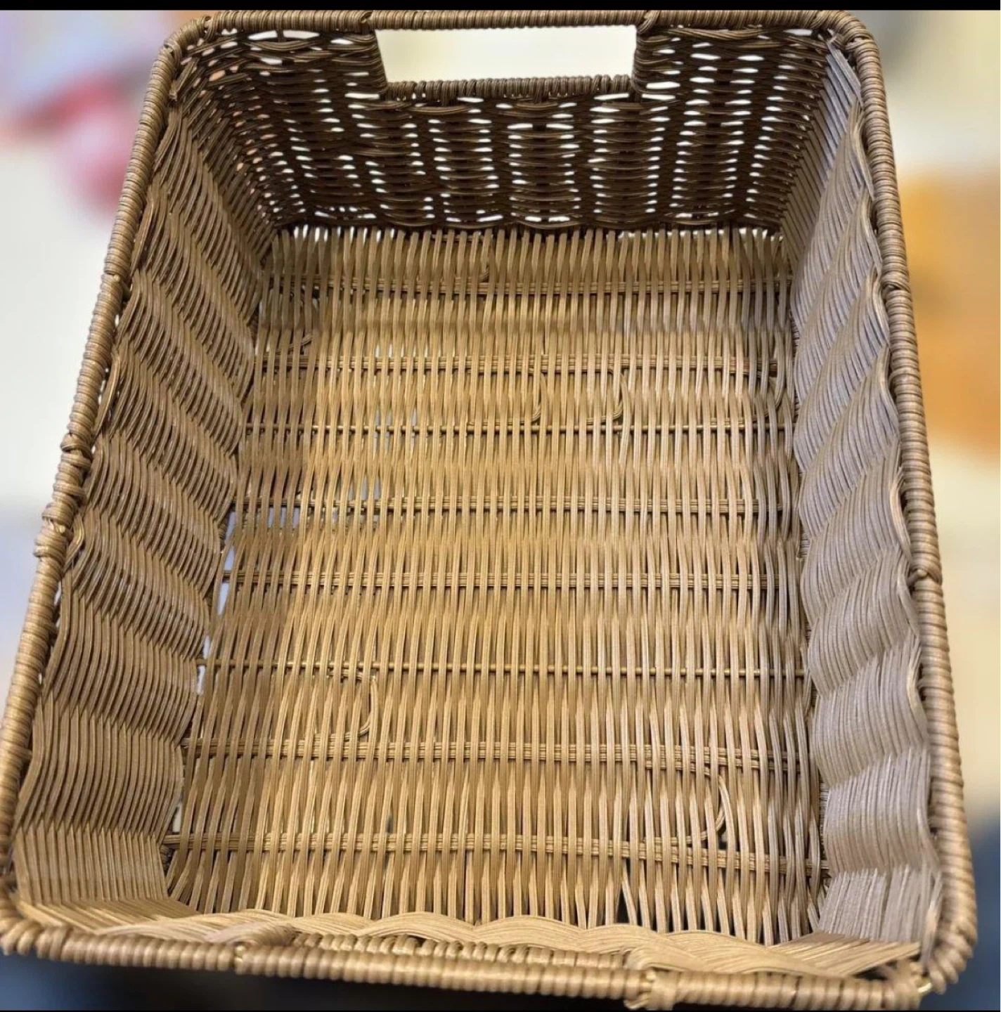 ラタン風 収納バスケット カゴ