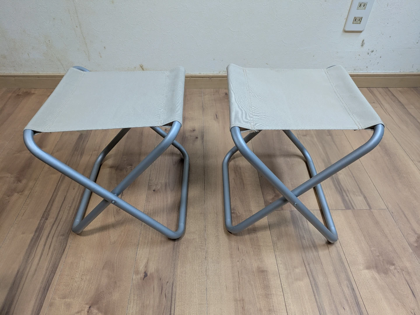 無印良品 折りたたみスツール 2脚セット