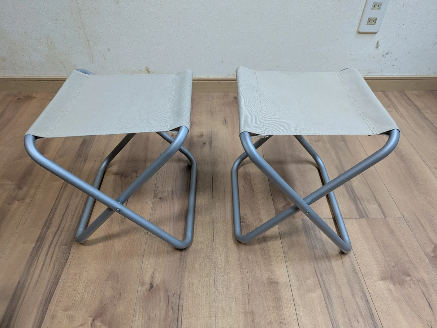 無印良品 折りたたみスツール 2脚セット