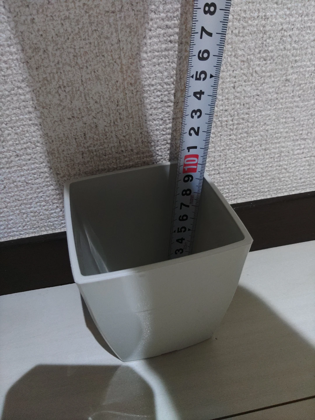 植木鉢 スクエア 3号×3、3.5号×2= 5個セットの写真5枚目