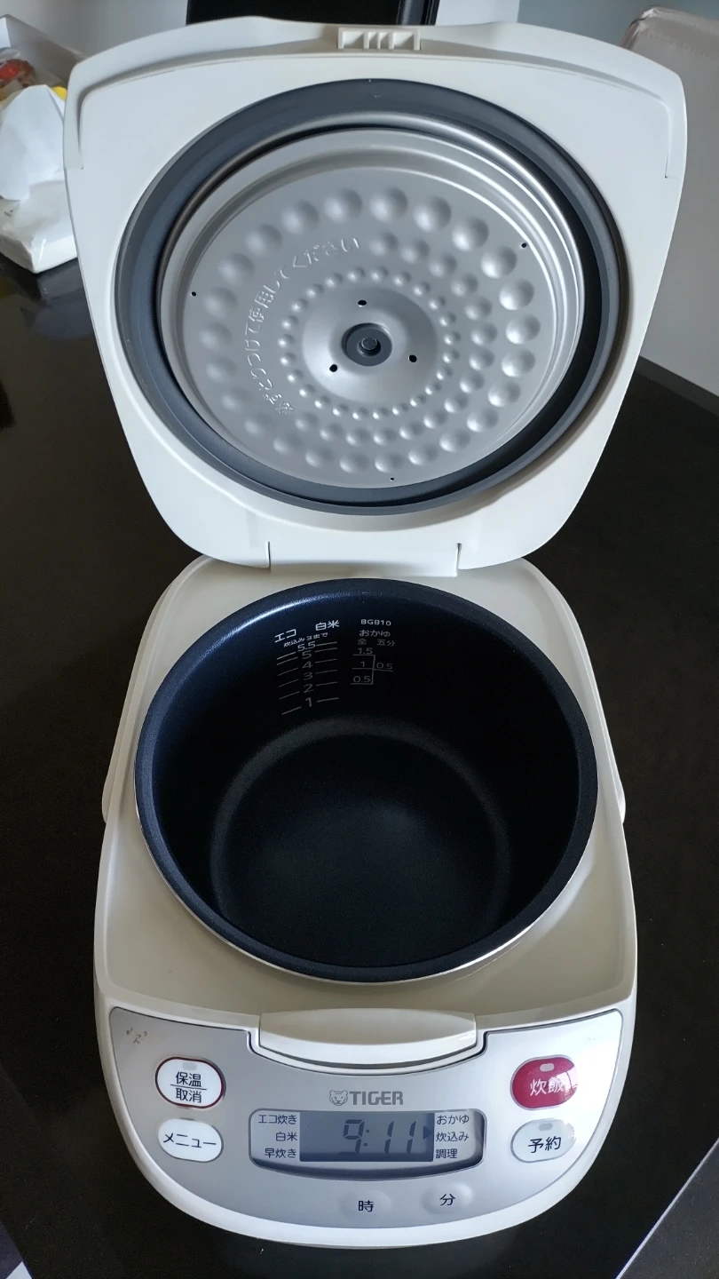 タイガー 炊飯器 JBH-G102の写真2枚目