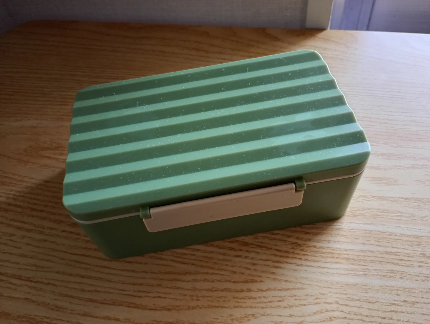 お弁当箱 箸付き グリーン