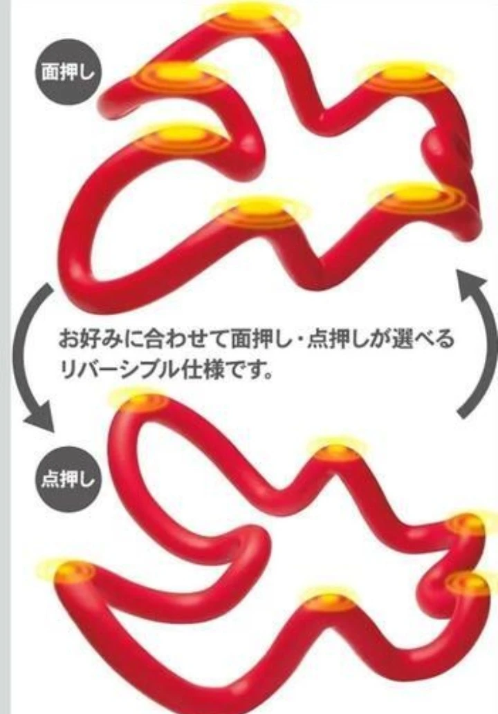 スッキリリング 赤 指圧器 マッサージの写真5枚目