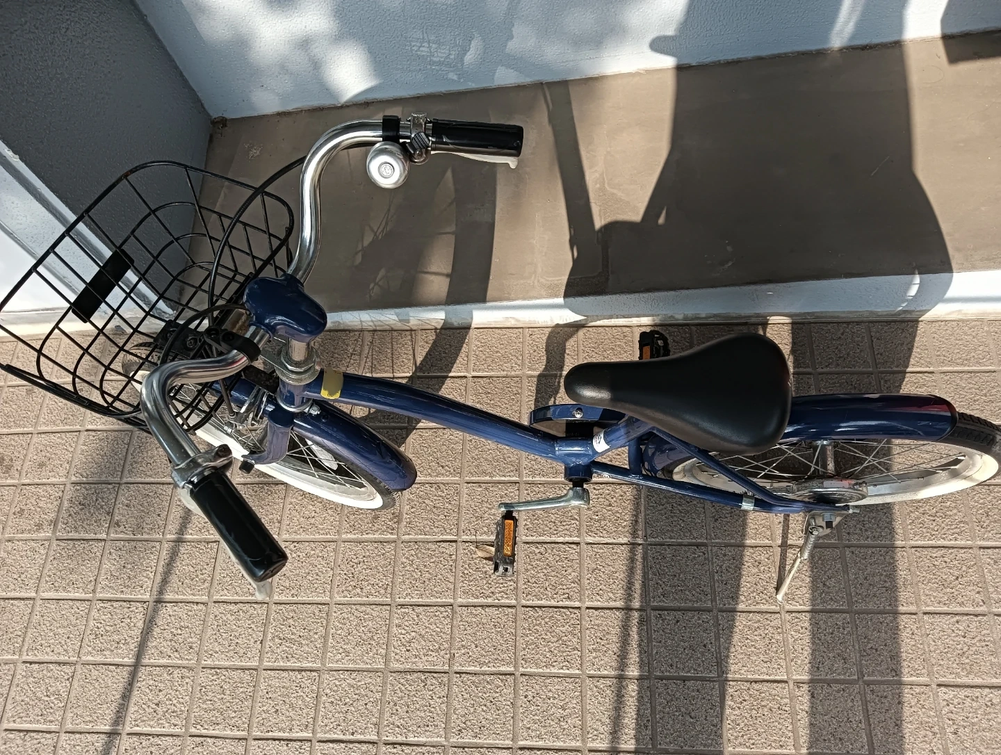 【手渡し限定】サイクルベースあさひ★18インチ自転車 ネイビーの写真2枚目