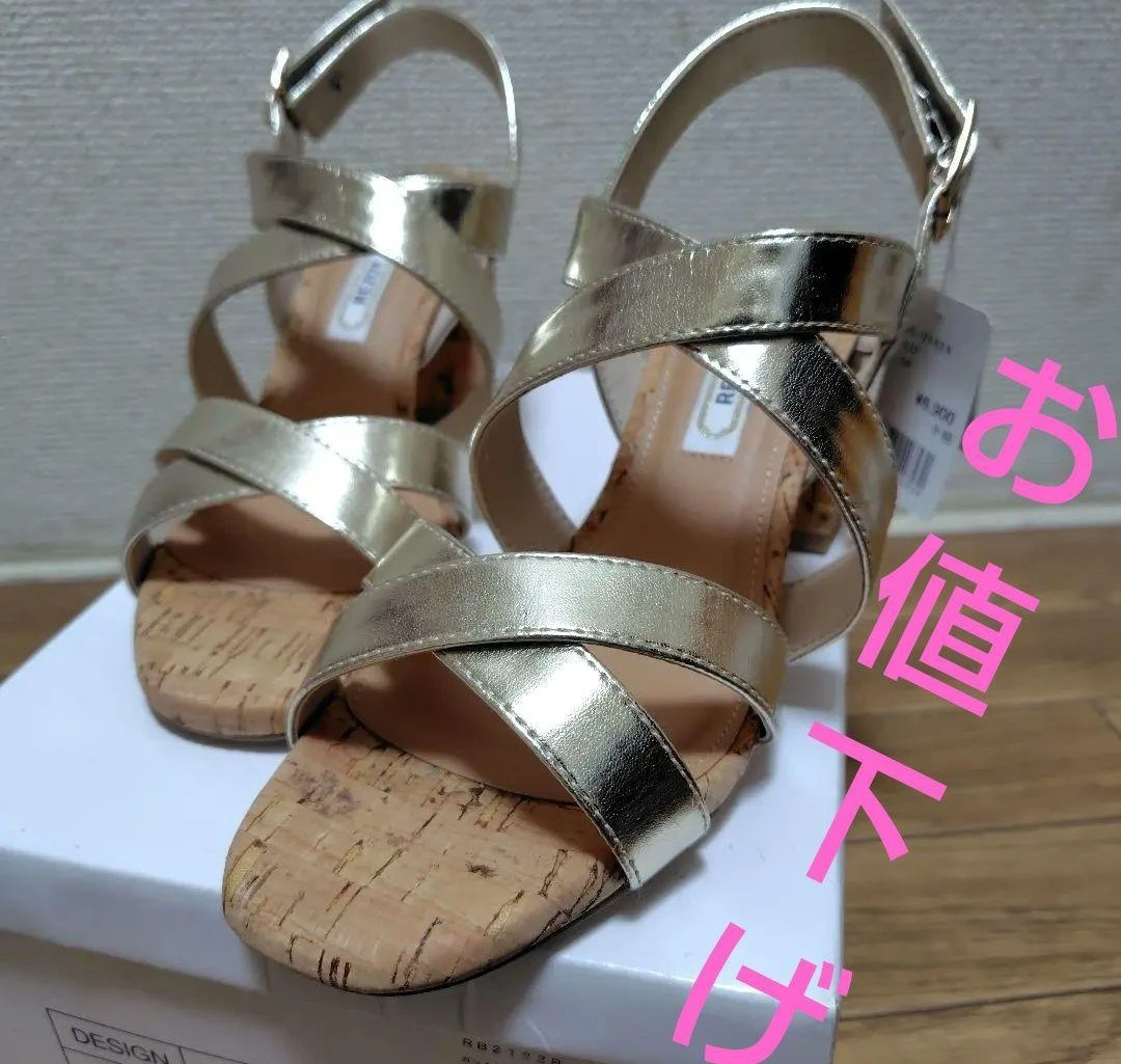 リゾイ サンダル ゴールド 24cm