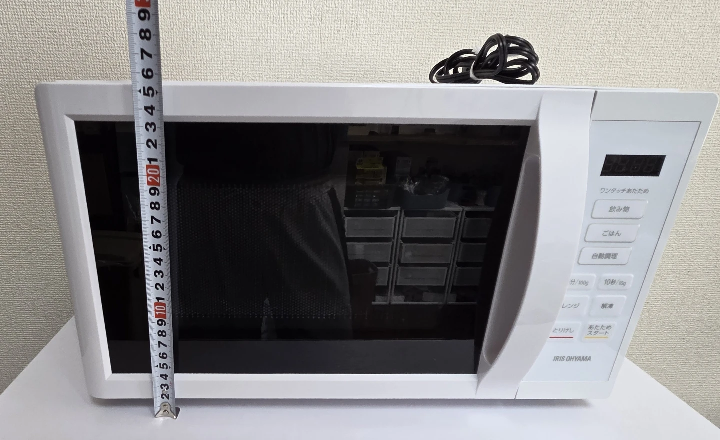 アイリスオーヤマ 電子レンジ IMB-T178-W 2023年製の写真3枚目