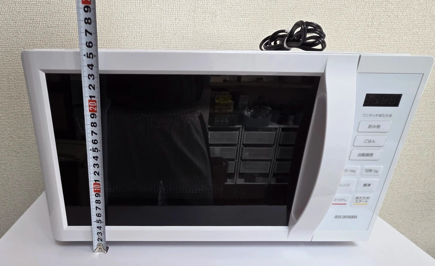 アイリスオーヤマ 電子レンジ IMB-T178-W 2023年製の写真3枚目