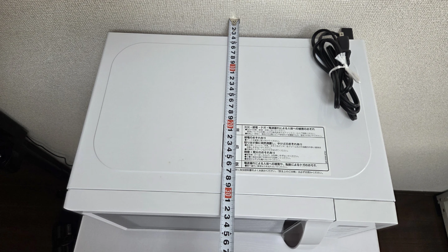 アイリスオーヤマ 電子レンジ IMB-T178-W 2023年製の写真4枚目