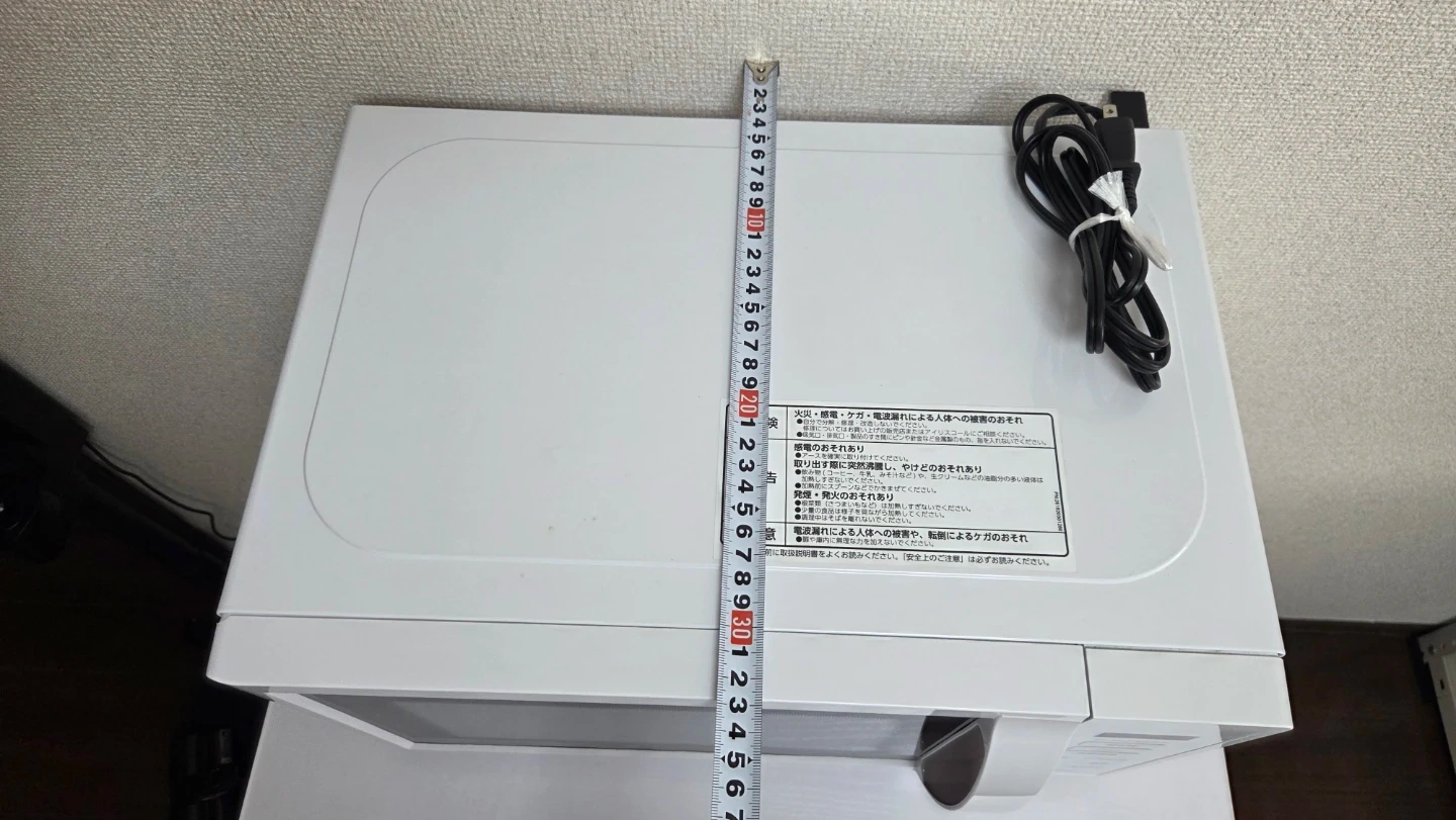 アイリスオーヤマ 電子レンジ IMB-T178-W 2023年製の写真4枚目