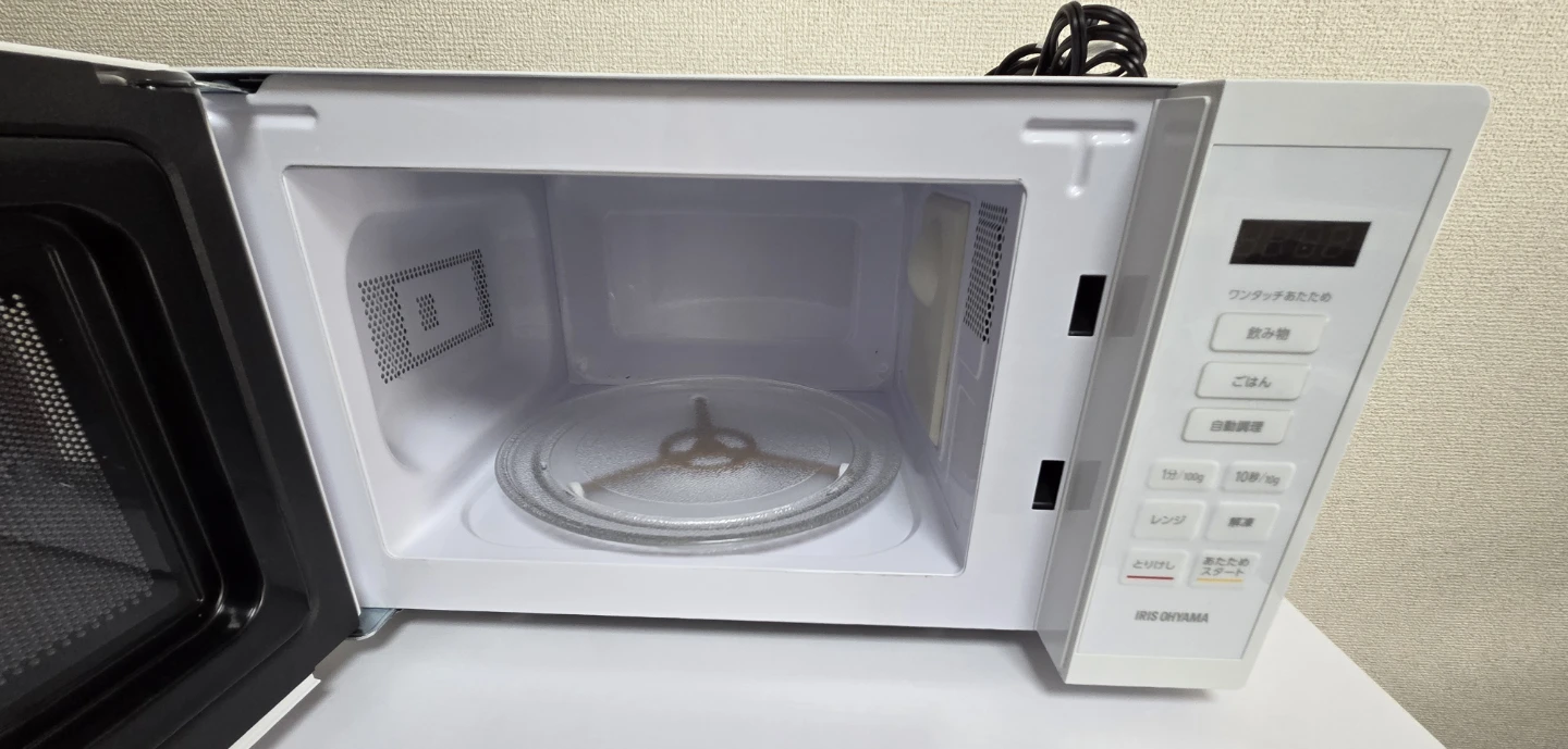 アイリスオーヤマ 電子レンジ IMB-T178-W 2023年製の写真7枚目