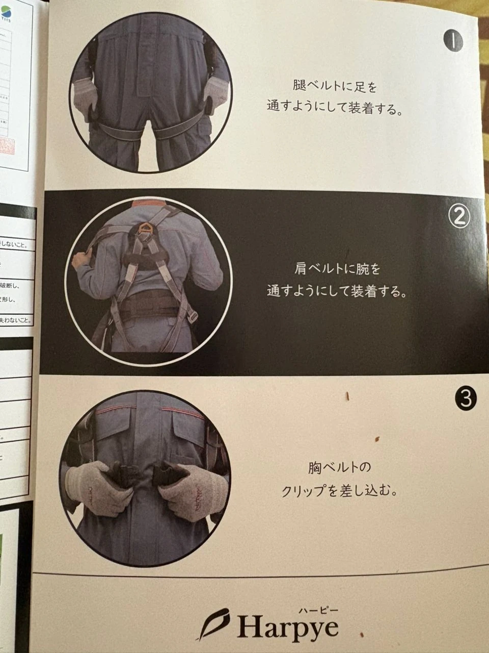 ハーピー フルハーネス型 墜落制止用器具 新規格適合の写真2枚目