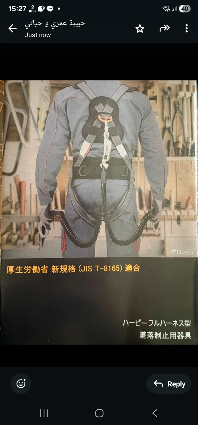 ハーピー フルハーネス型 墜落制止用器具 新規格適合の写真7枚目