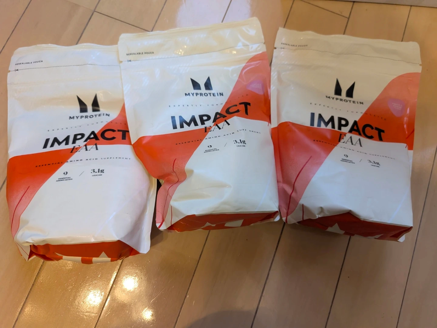 マイプロテイン IMPACT EAA 500g 3袋