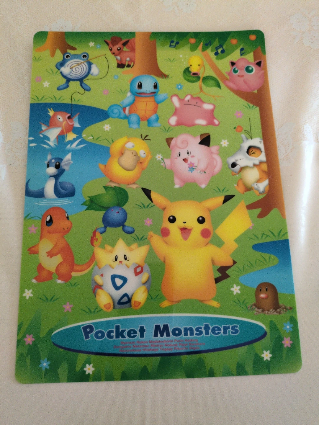 ポケットモンスター 下敷き ポケモン キャラクターグッズ