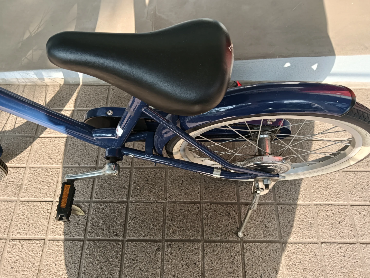 【手渡し限定】サイクルベースあさひ★18インチ自転車 ネイビーの写真6枚目