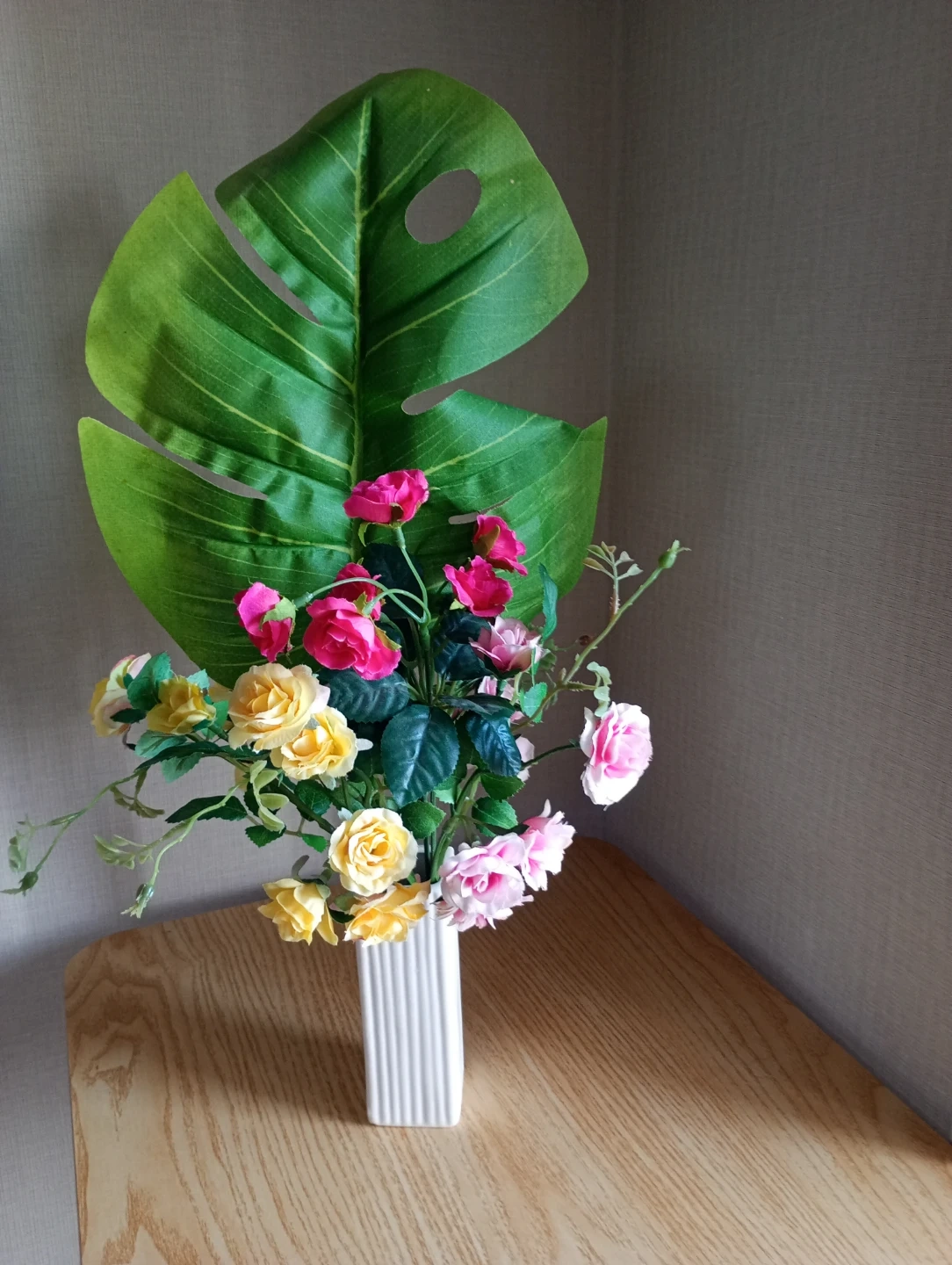 造花 インテリアフラワー 花瓶セット