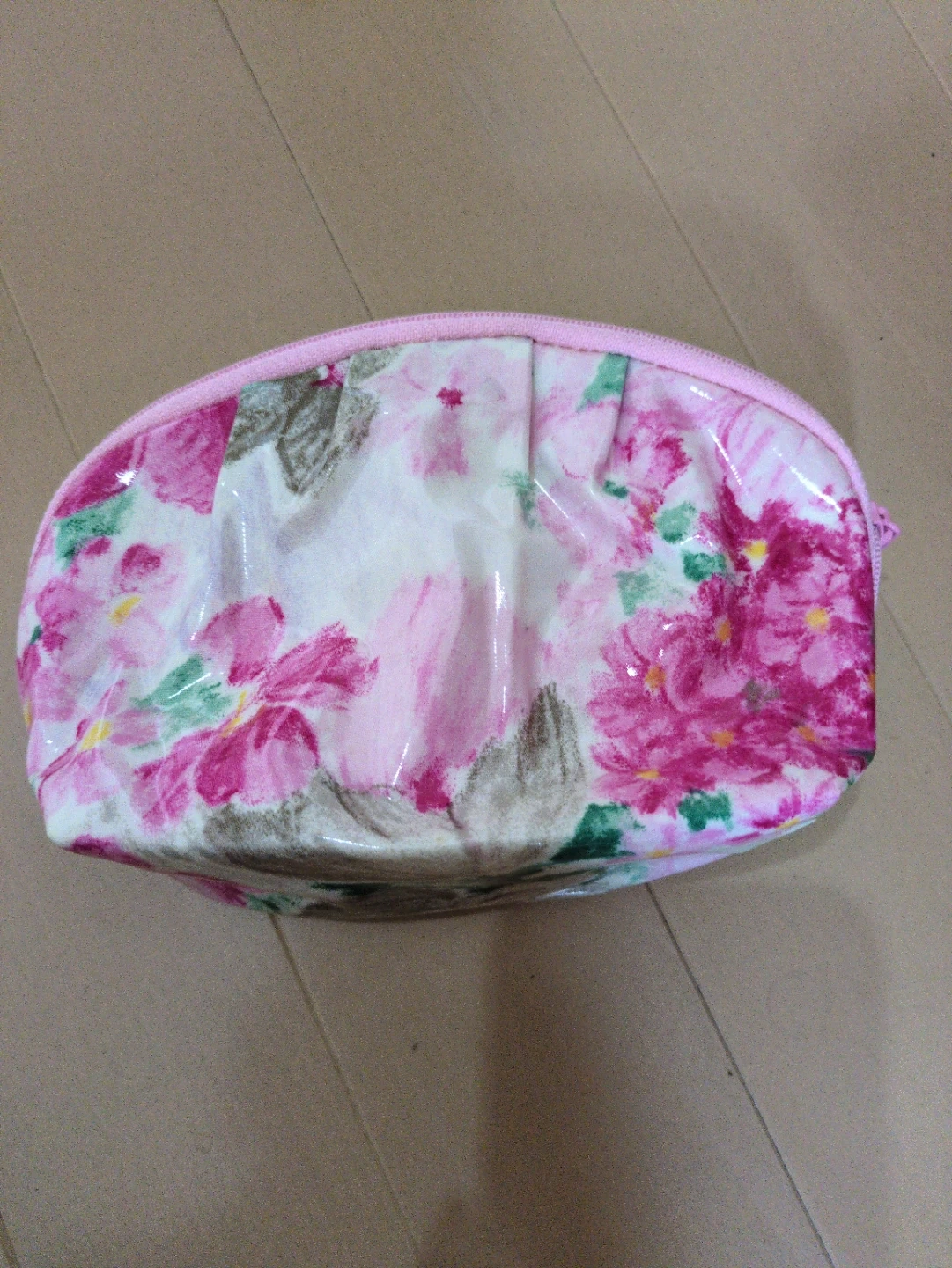 花柄 ポーチ ピンク