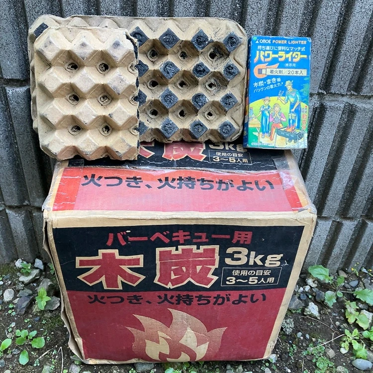 【5月末迄取引終了❗】バーベキュー用 木炭 3kg 着火剤セット