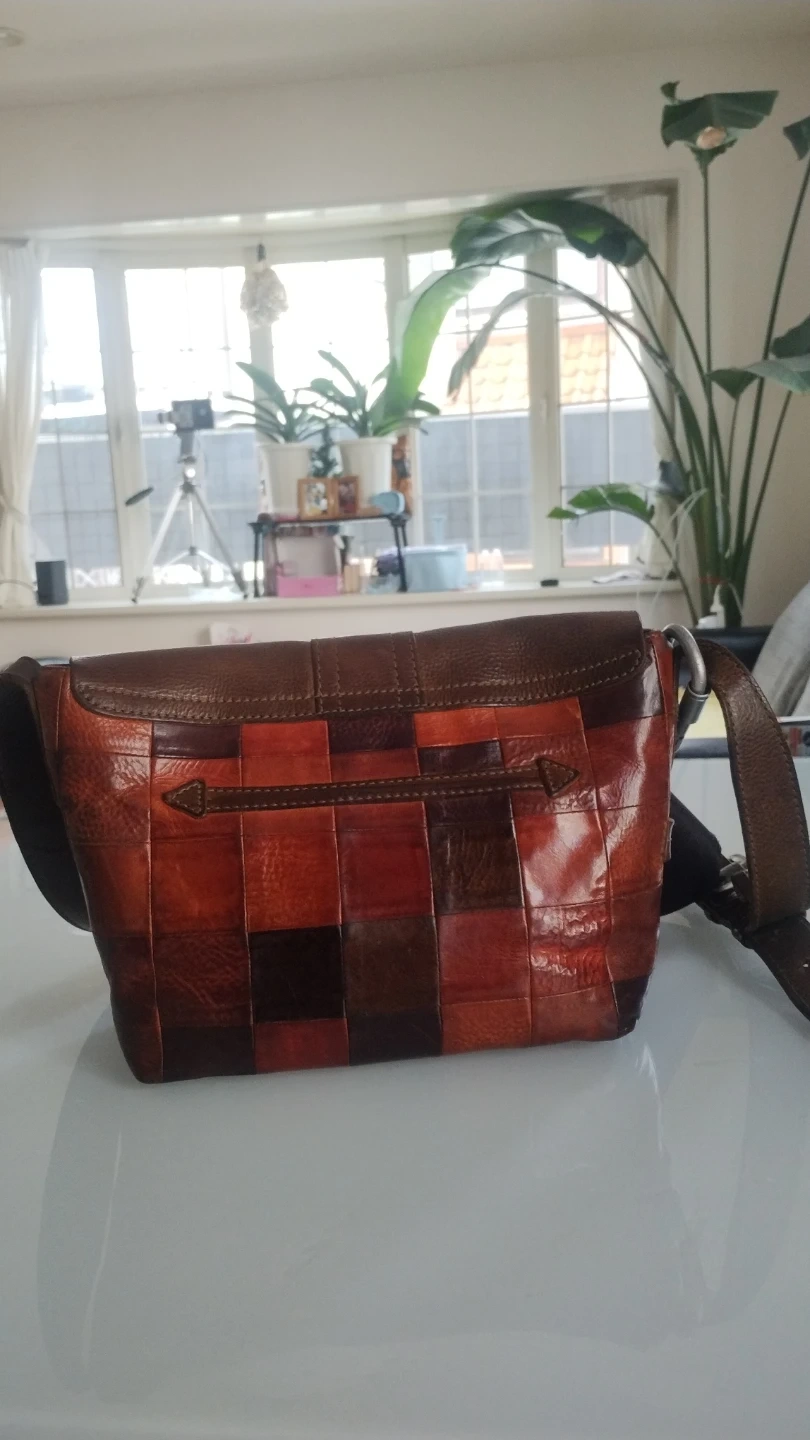 ゲン日本製35000円買ったテン パッチワーク ショルダーバッグの写真2枚目