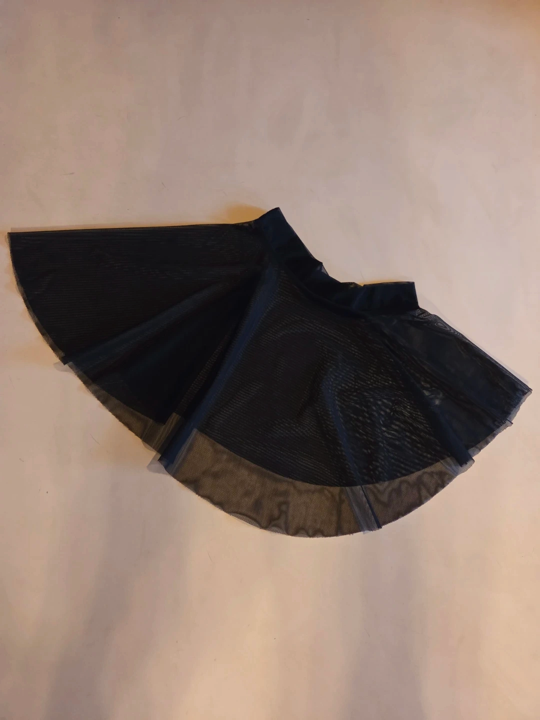 黒のチュール バレエスカート