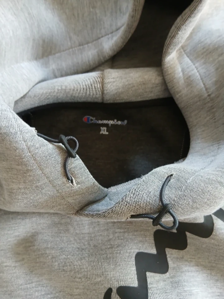 Champion チャンピオン パーカー グレー XL メンズの写真3枚目