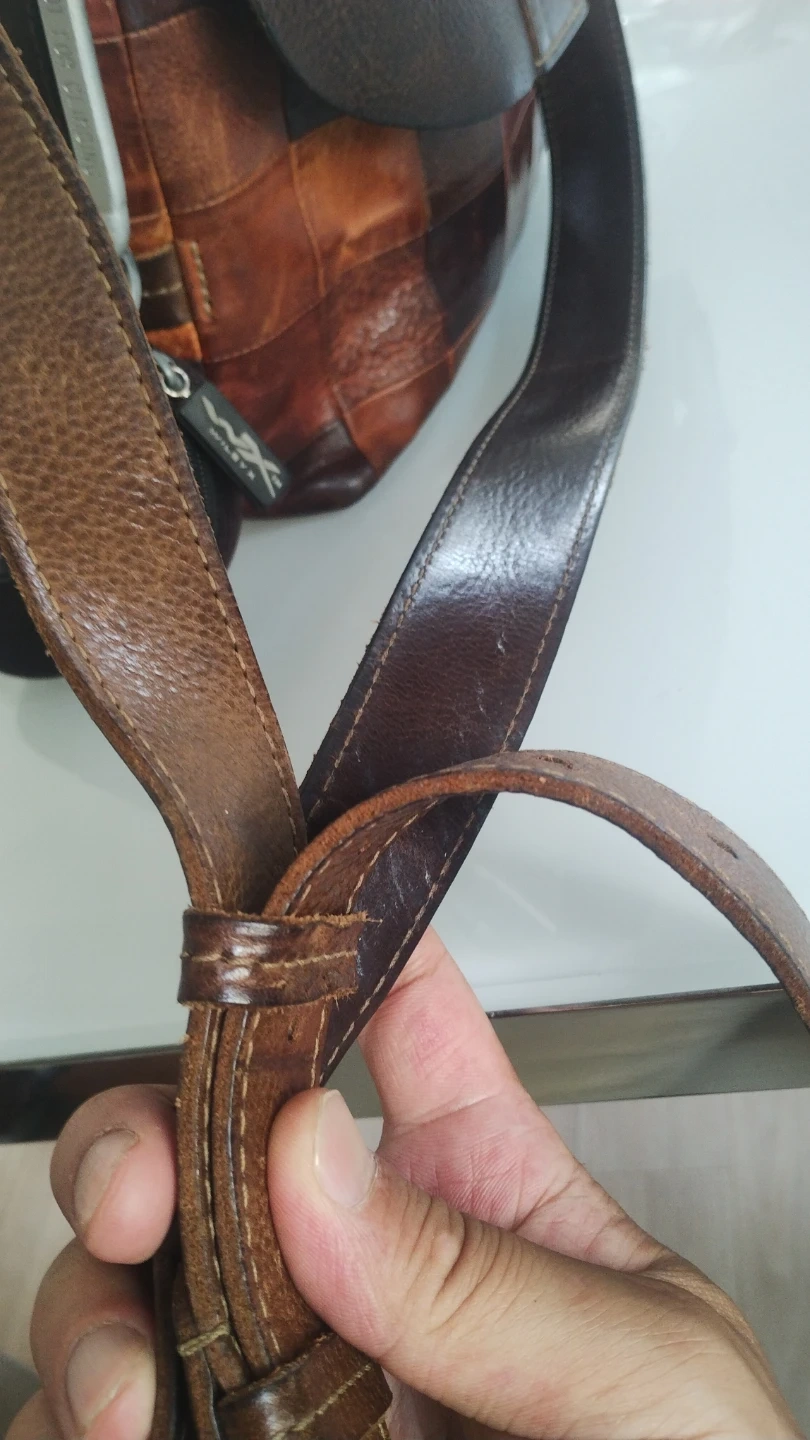 ゲン日本製35000円買ったテン パッチワーク ショルダーバッグの写真4枚目