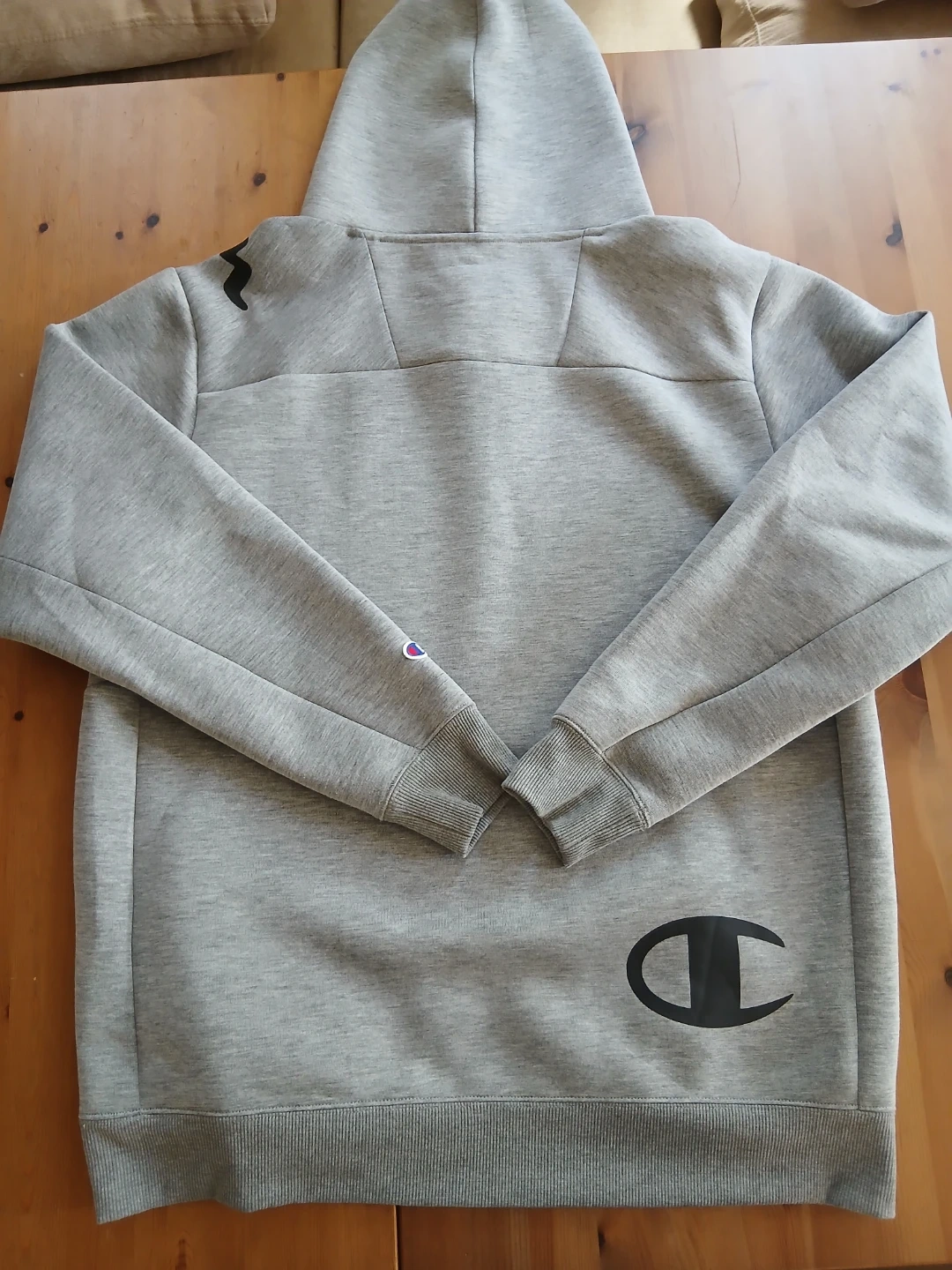 Champion チャンピオン パーカー グレー XL メンズの写真2枚目