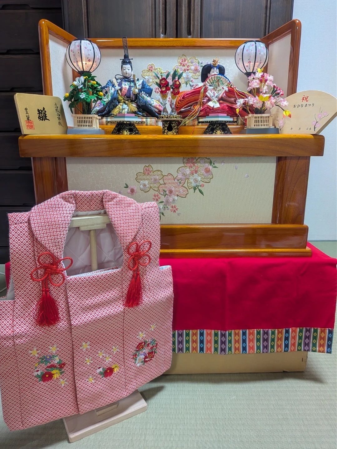 雛人形 親王飾り 収納 コンパクト オルゴール