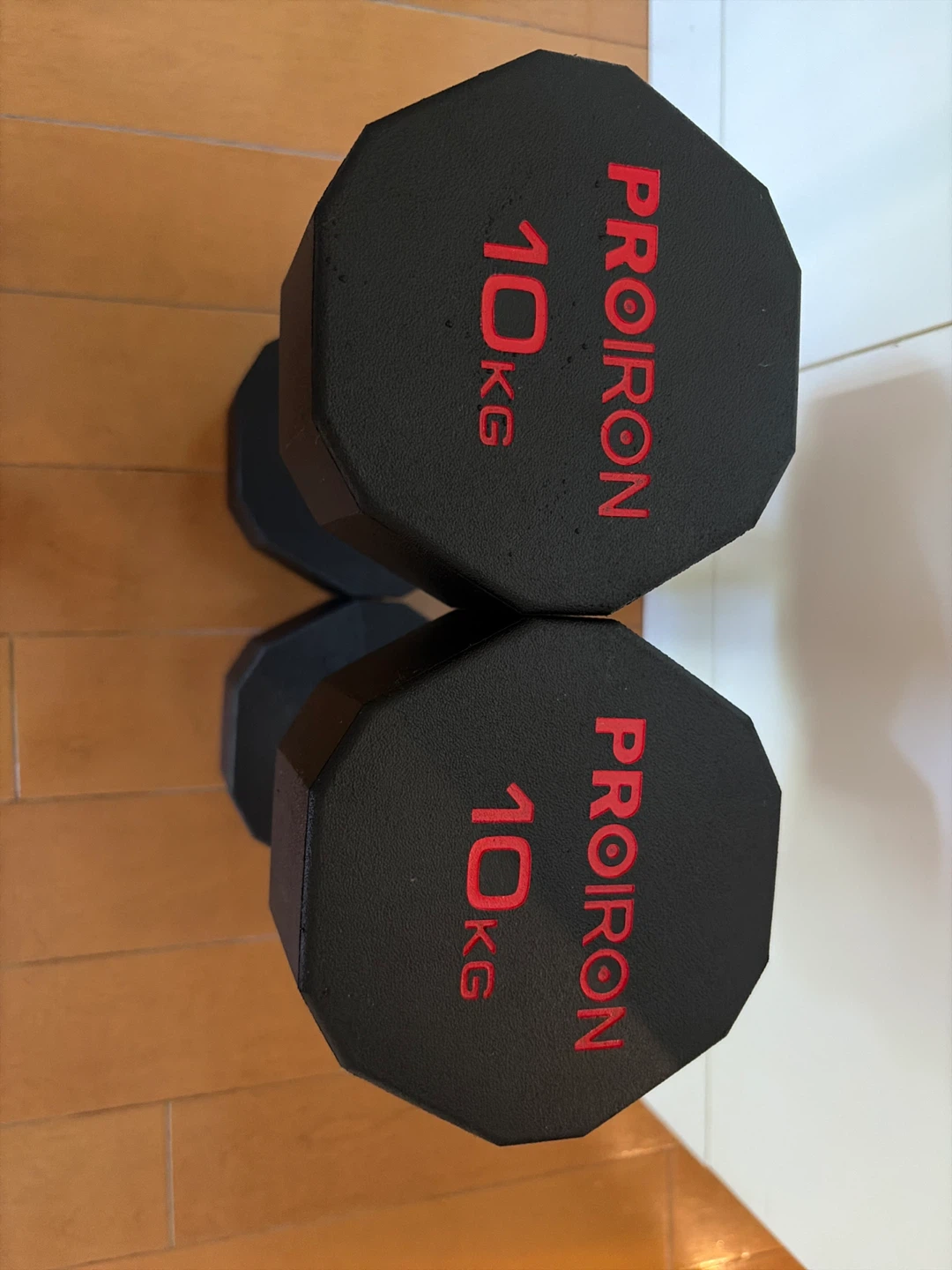 プロアイアン ダンベル 10kg 2個セットの写真2枚目