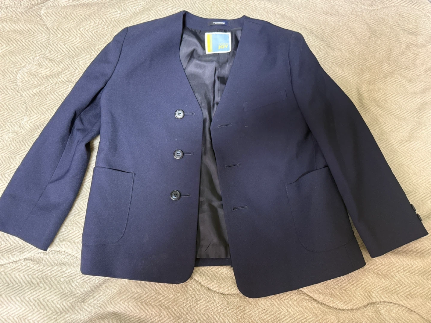 トンボ 学生服 ジャケット 130A ネイビー