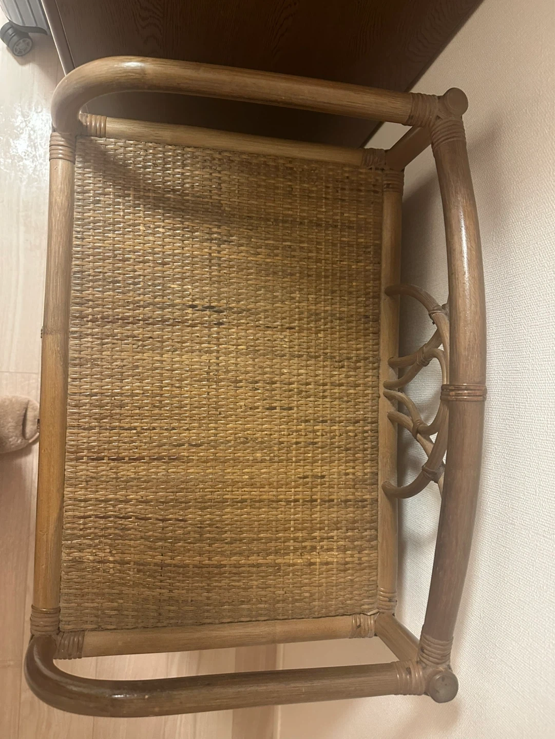 ラタン 4段チェスト 収納棚の写真2枚目