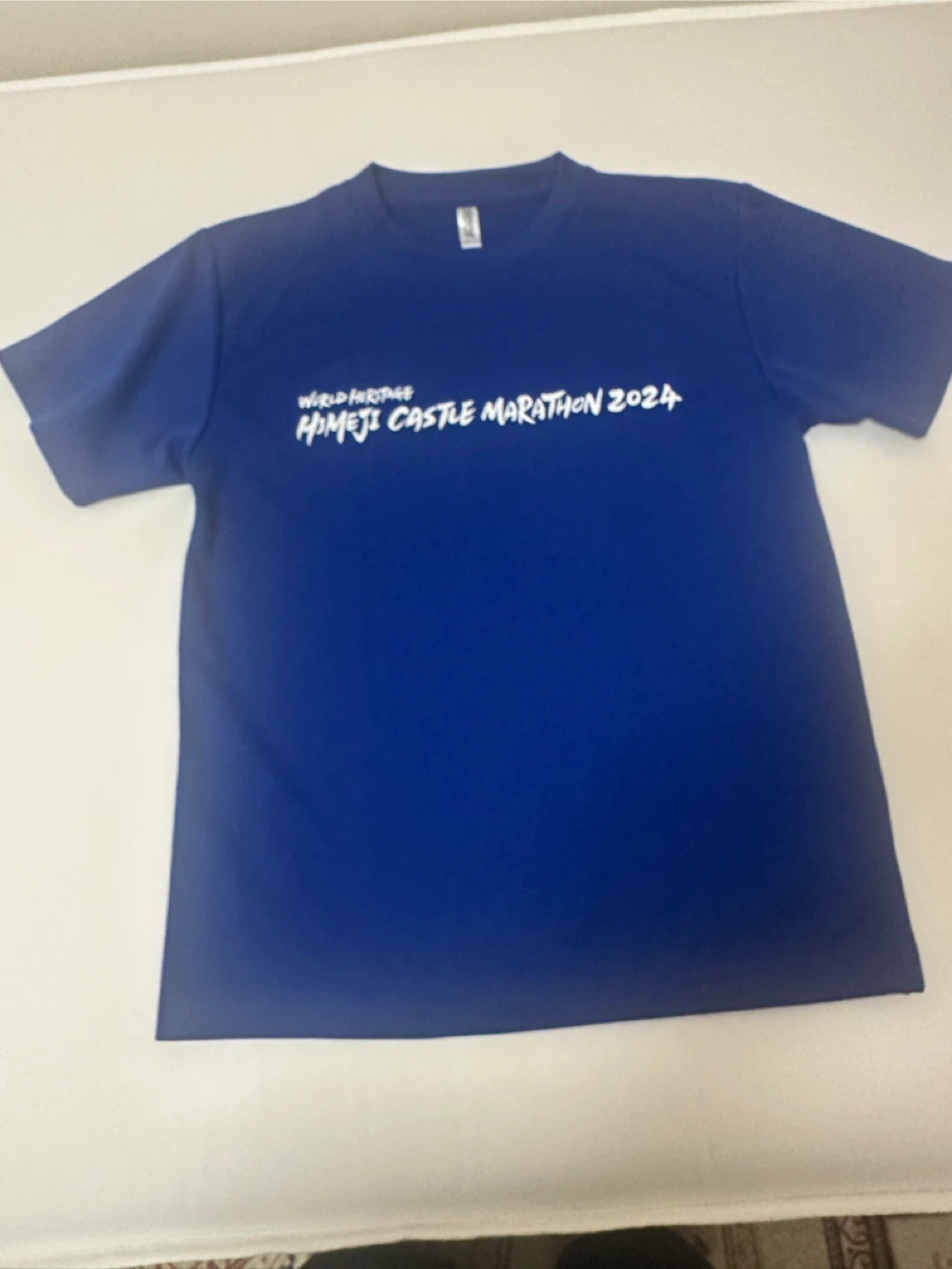 新品　グリマー 姫路城マラソン2024 Tシャツ 青 S