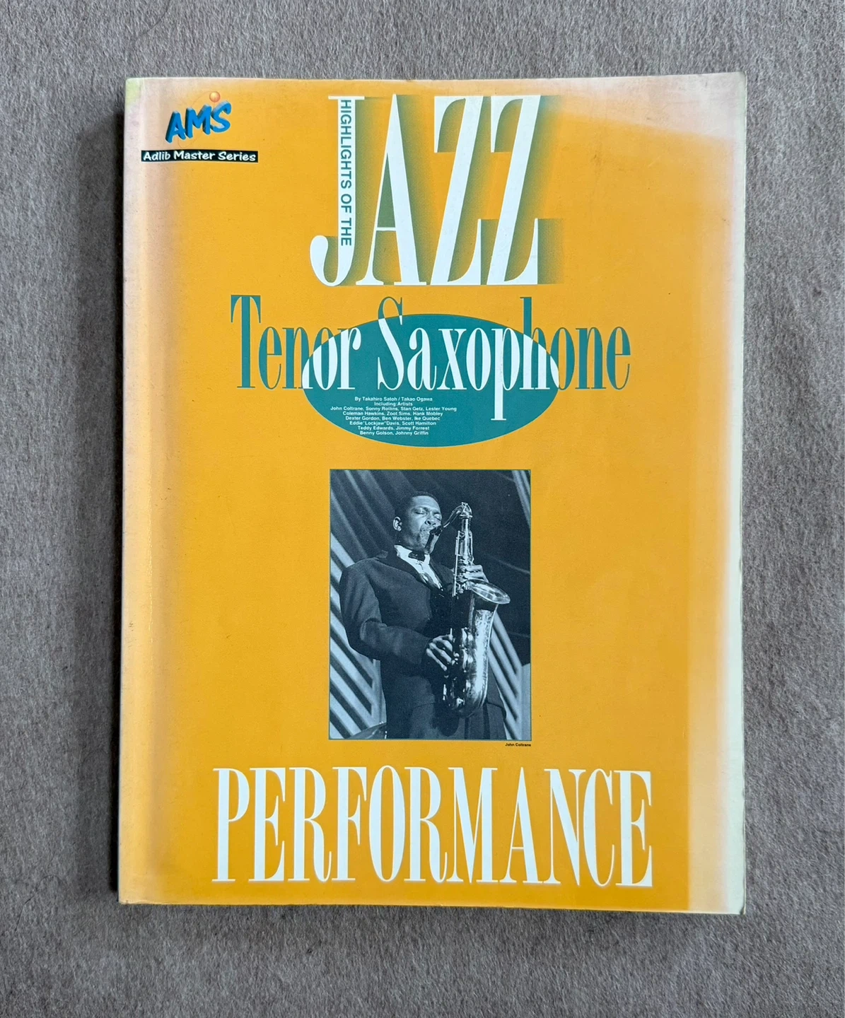 ジャズ・テナー・サックス・パフォーマンス 楽譜