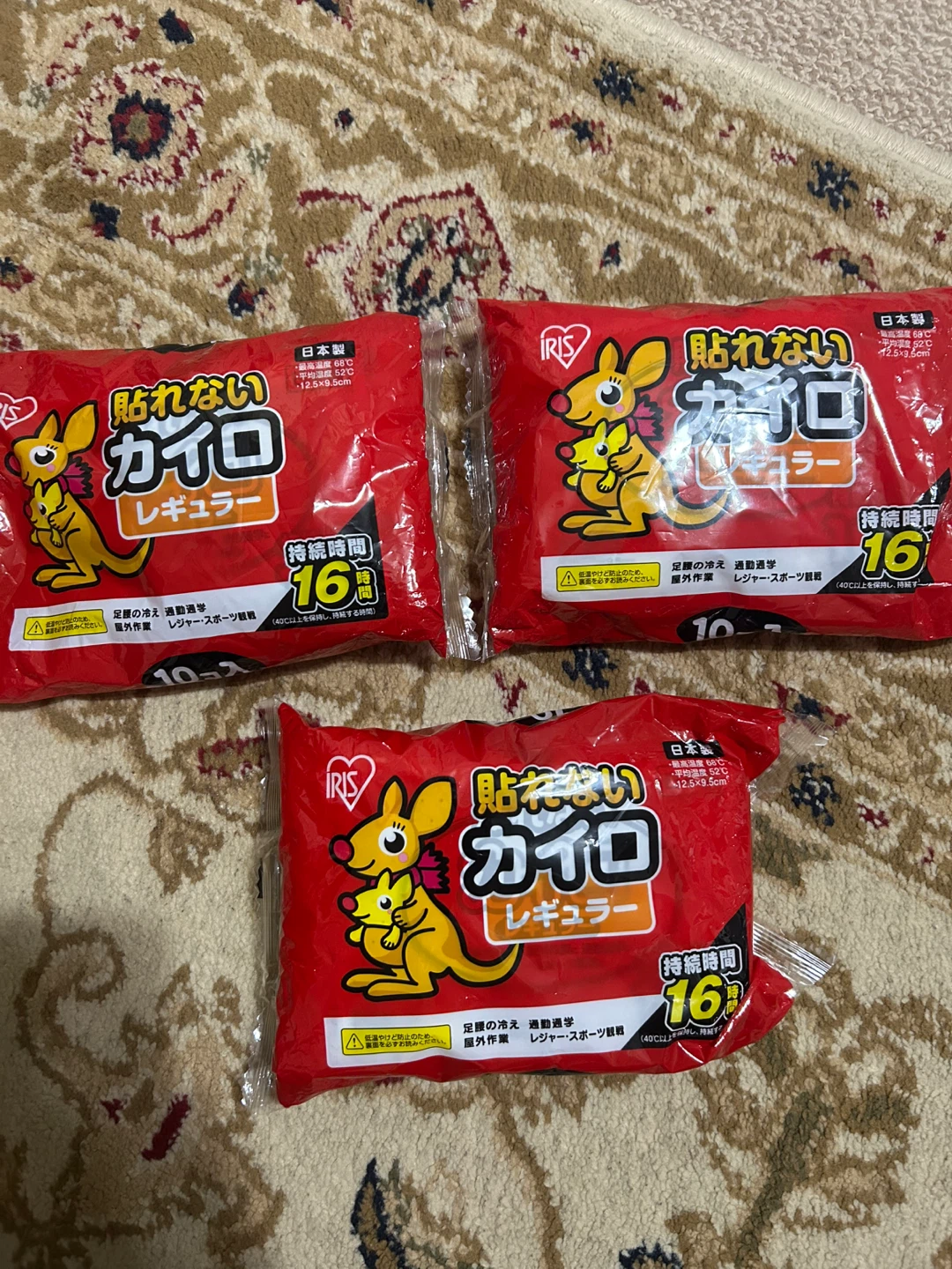 アイリスオーヤマ 貼れないカイロ 10個入➕20個