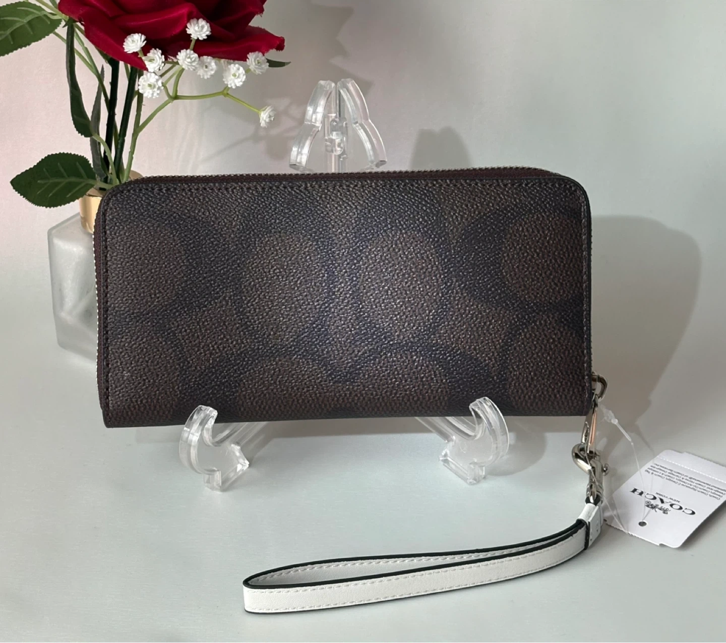 COACH 長財布ブラウン新品の写真2枚目