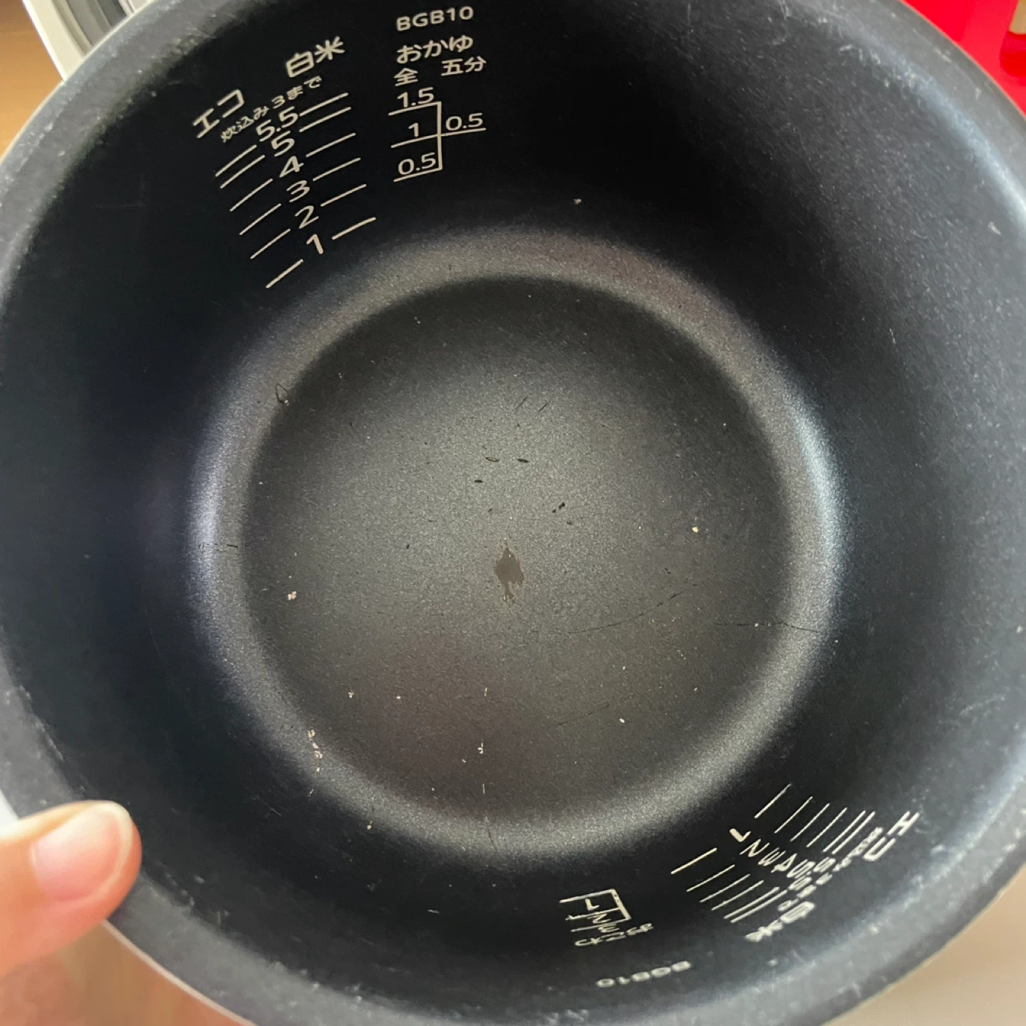 炊飯器　(タイガーマイコン炊飯ジャー 品番:JBH-G101）の写真3枚目