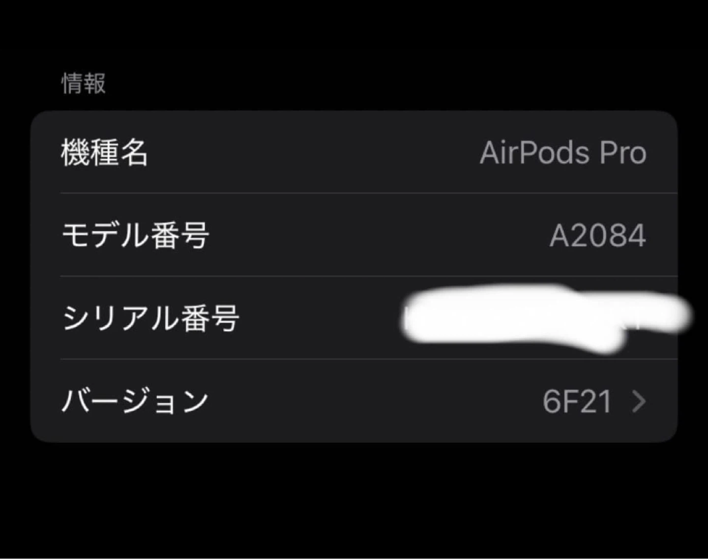 AirPods Pro第1世代 本体 充電ケーブル、ケースなどの写真10枚目