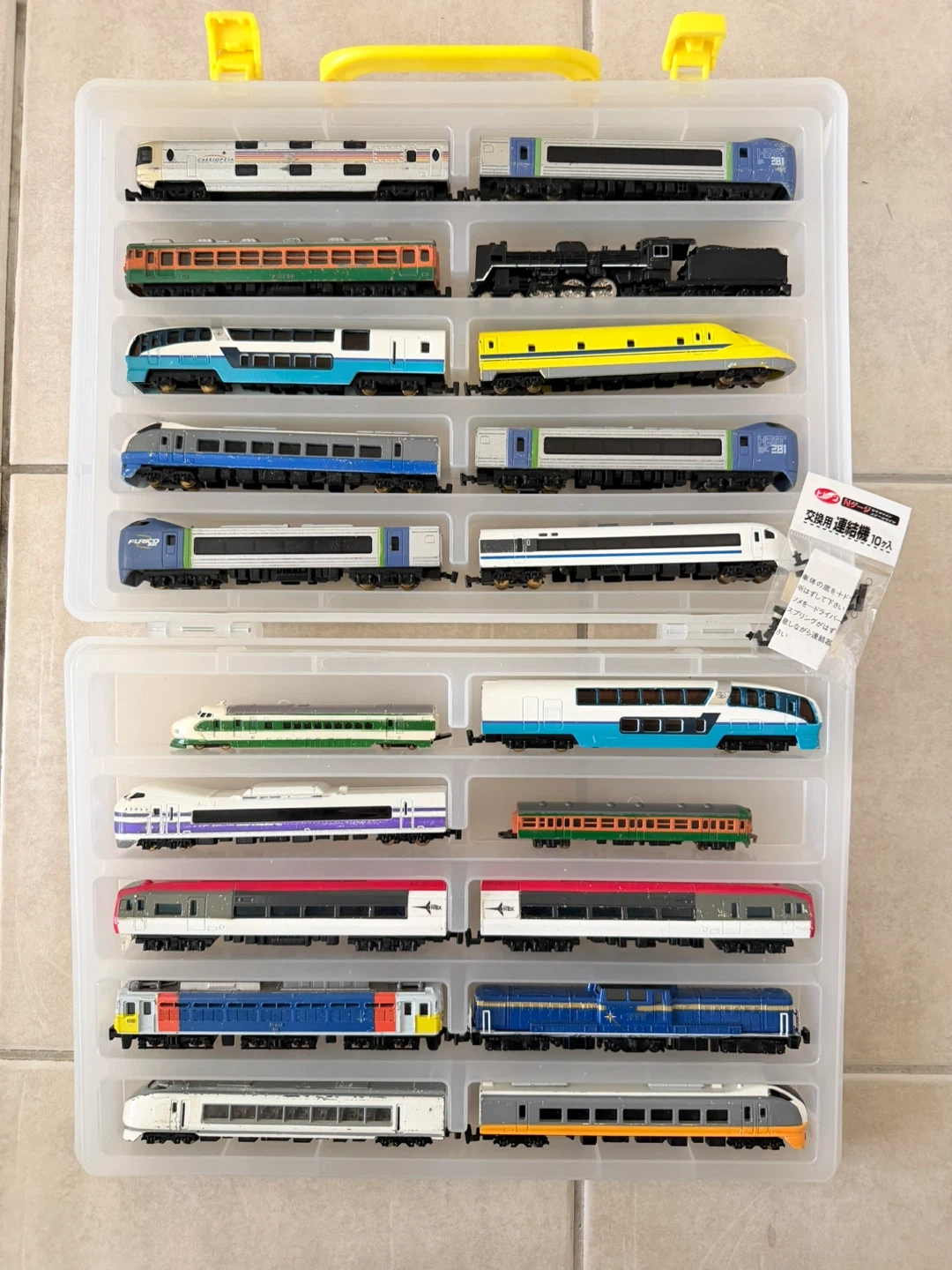 トレーン Nゲージ 鉄道模型 セット売り 収納ケース付
