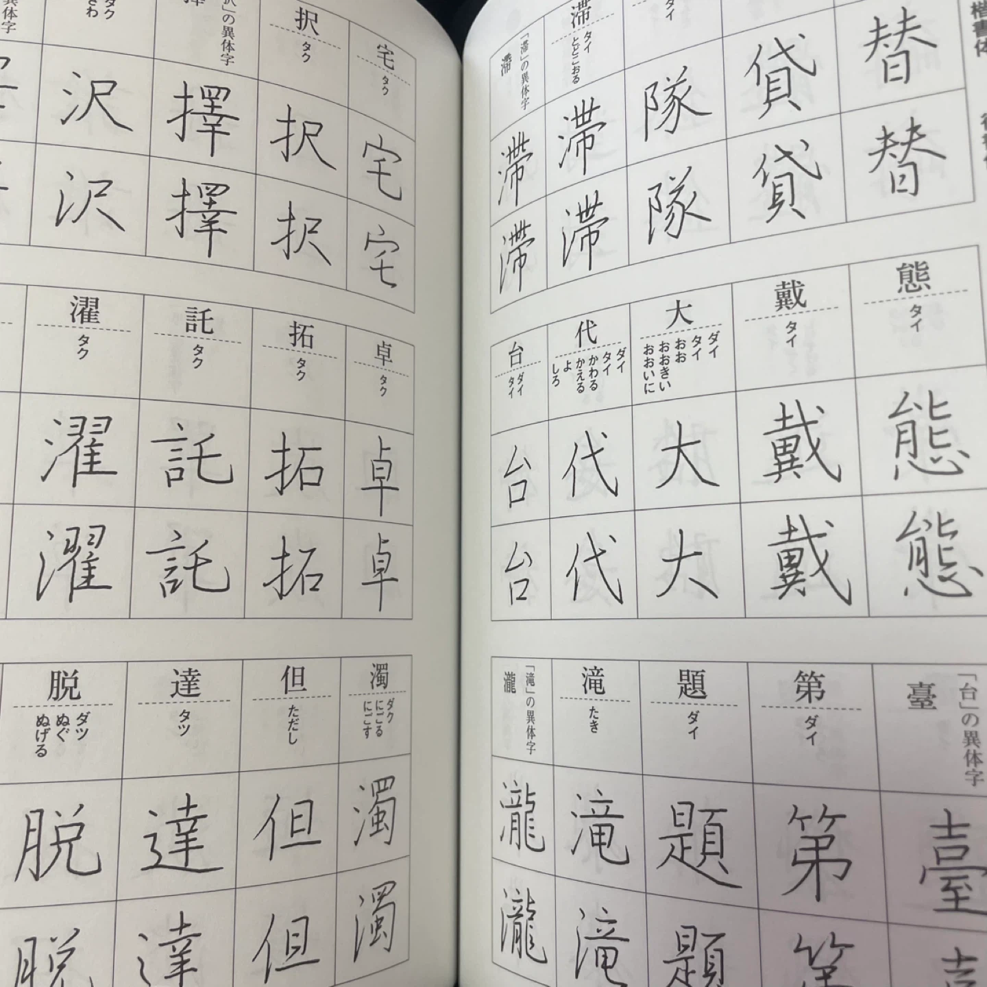 あて名便利帳 楷書行書字典 ペンセットの写真3枚目